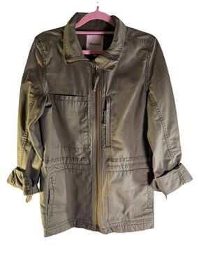 Madewell Olive Green Dispatch Utility Jacket Size M Field Coat C3394